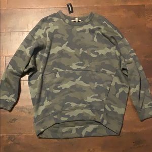 Camo sweater